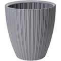 Pikkukuva 1 / 4: Kukkaruukku - Garden ID - Hieno - 40 x 42 cm - Puutarhoihin, parvekkeille tai sisätiloihin - Vaaleanharmaa