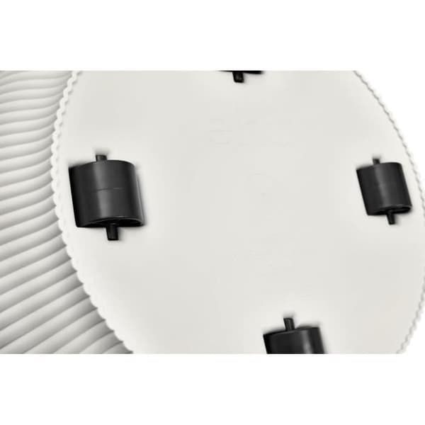 ELHO Vibes Fold Runde Urtepottehjul 35 - Hvid - Ø 35 x H 32 cm - Indendørs - 100% genbrugt
