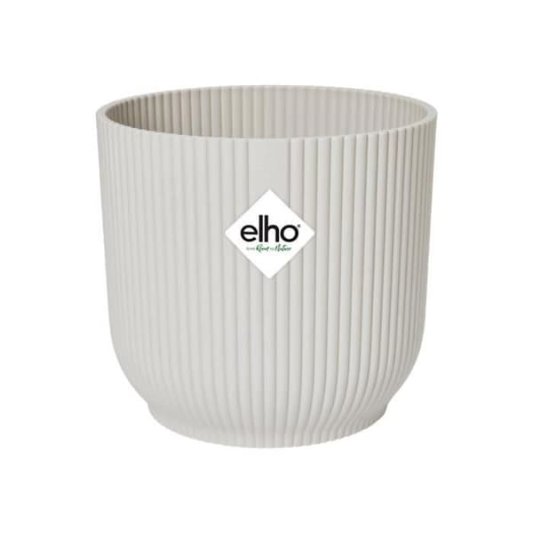 ELHO Vibes Fold Runde Urtepottehjul 35 - Hvid - Ø 35 x H 32 cm - Indendørs - 100% genbrugt