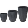 Miniatyrbillede 4 af 4: Urtepotte - Garden ID - Fancy - 40 x 42 cm - Til haver, altaner eller indendørs - Antracit