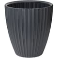 Miniatyrbillede 1 af 4: Urtepotte - Garden ID - Fancy - 40 x 42 cm - Til haver, altaner eller indendørs - Antracit