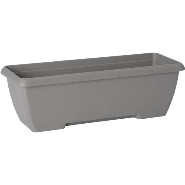 Plantekasse - GARDEN ID Teramo - Sort 60 cm - Soliditet - Integreret vandreserve - Genbrugt og 100% genanvendelig - Volumen til planter