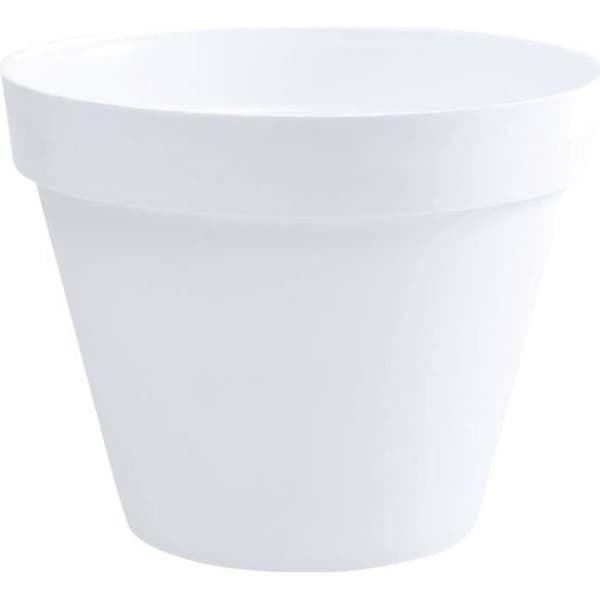 EDA Tuscany Rund Blomkruka - Ø 60 x H 47 cm - 76 L - Vit