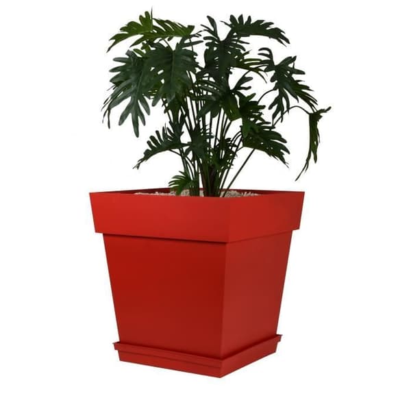 EDA Tuscany Firkantet Potte - 50 cm - 87 L - Rød