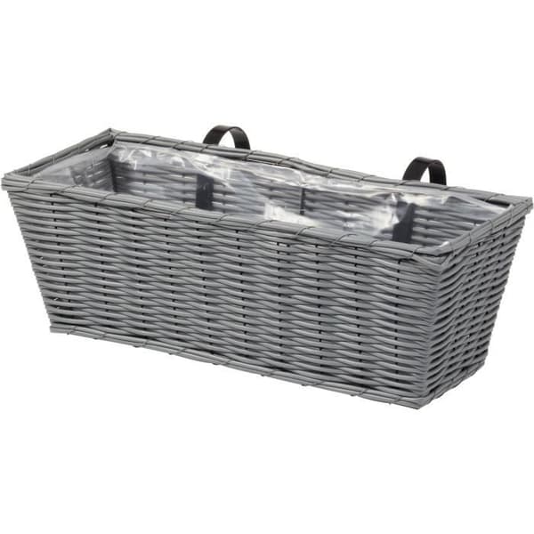 Plantekasse - Kunstrotting - Grå - 48 cm - SMART GARDEN