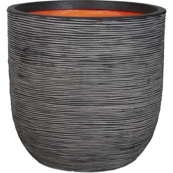 CAPI Jardiniere Nature Rib 54x52 cm antracit KOFZ935 424244