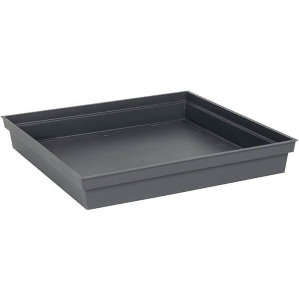 EDA Toscana neliönmuotoinen vati - 40 cm - Antrasiitinharmaa