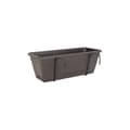 Pikkukuva 1 / 2: ARTEVASI Venezia -istutusastiasetti vesisäiliöllä - 10 l - 49 x 19,5 x 16,6 cm - antrasiitinharmaa