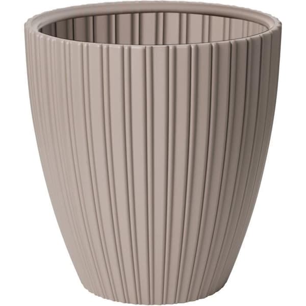 Kukkaruukku - Garden ID - Fancy - 40 x 42 cm - Puutarhaan, parvekkeelle tai sisätiloihin - Taupe