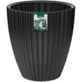 Miniatyrbillede 2 af 4: Urtepotte - Garden ID - Fancy - 40 x 42 cm - Til haver, altaner eller indendørs - Sort