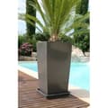 Miniatyrbillede 2 af 2: RIVIERA Nuance Urtepotte - Firkantet - 29 x 29 x H 52 cm - 32,6 L - Glitrende Grå