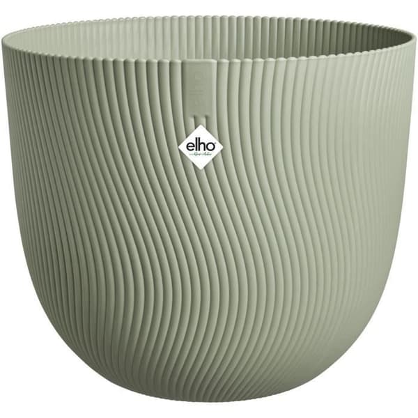 Blomkruka - ELHO - Sereh Rond 30 - Grön - L 30 x B 29,5 x H 25 cm - 100% återvunnen