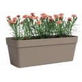 Miniatyrbild 2 av 2: Kruka - Plast - Taupe - Rektangulär - L49,9 x D20 x H18,1 cm - ARTEVASI