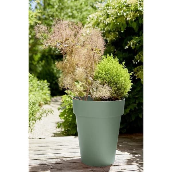 EDA Tuscany 50L keskikokoinen maljakko - kukkaruukku - laakerinvihreä - 44x53cm