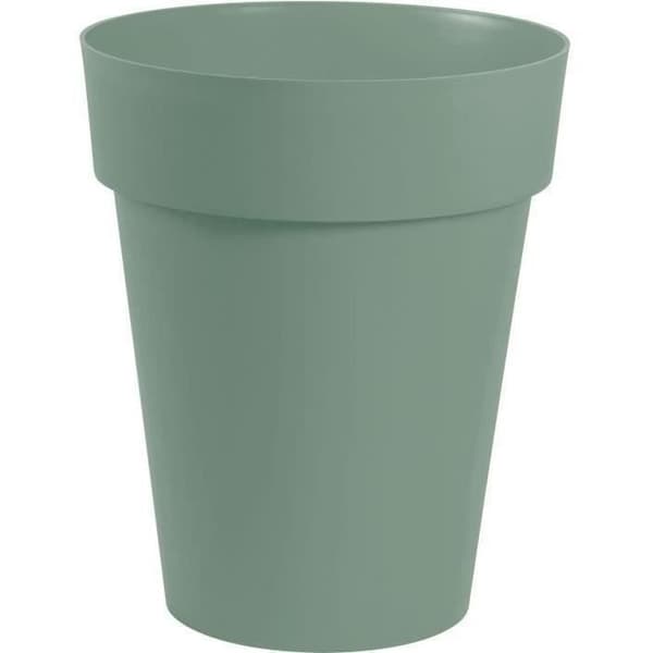 EDA PLASTIQUE - Puolikorkea toscanalainen maljakko - Ø 44 x 53 cm - 50 L - laakerinvihreä