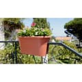 Miniatyrbillede 2 af 2: ARTEVASI Venezia balkonplante - 30 x 60 x H 27 cm - 18 L - Antracitgrå