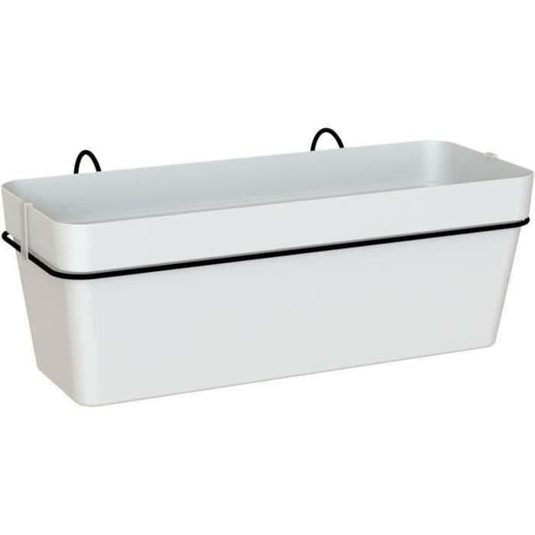 ARTEVASI-istutuslaatikko - Capri RE parvekesetti 50 cm valkoinen - vesisäiliöllä - muovia