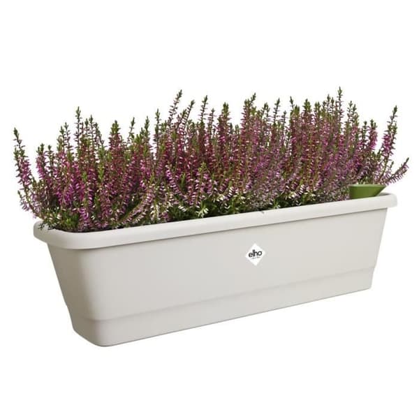Elho Noa Balconiere L - Grå - L 65 x B 20 x H 18 cm - Udendørs balkon - 100% genbrugt