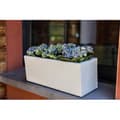 Miniatyrbild 5 av 6: EDA PLASTIQUE Graphit Up Balconniere - 25 L - 59 x 19,5 x 22,8 cm - Vit ceruse