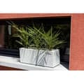 Miniatyrbild 6 av 6: EDA PLASTIQUE Graphit Up Balconniere - 25 L - 59 x 19,5 x 22,8 cm - Vit ceruse