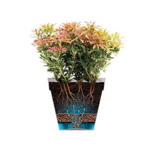 ELHO Loft Urban Tall 42 rund urtepotte - Grå - Ø 42 x H 56 cm - udendørs