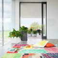 Miniatyrbillede 4 af 5: LECHUZA Canto Premium Column 40 blomsterpotte - komplet sæt. metallisk sølv