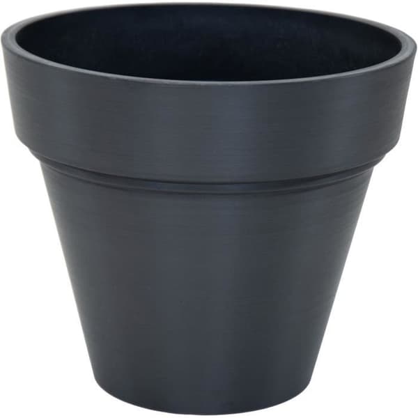 Kukkaruukku - MEGA COLLECTIONS - Ecostone-istutusastia - Ø 55 cm - K 51 cm - Musta