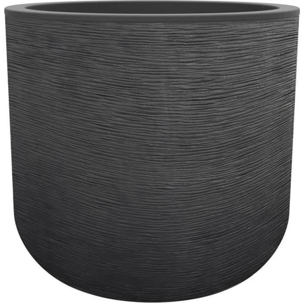 EDA Graphit'Up pyöreä kukkaruukku 67 l - antrasiitinharmaa - Ø 50 cm