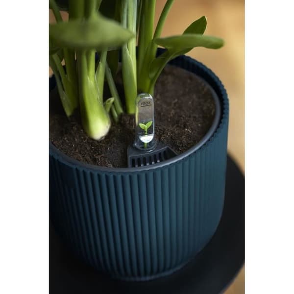 VIBES Rund Blomsterpotte - Plastik - Ø22 - Mørkeblå