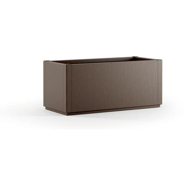 Ethica suorakaiteen muotoinen kukkalaatikko 80 cm taupe
