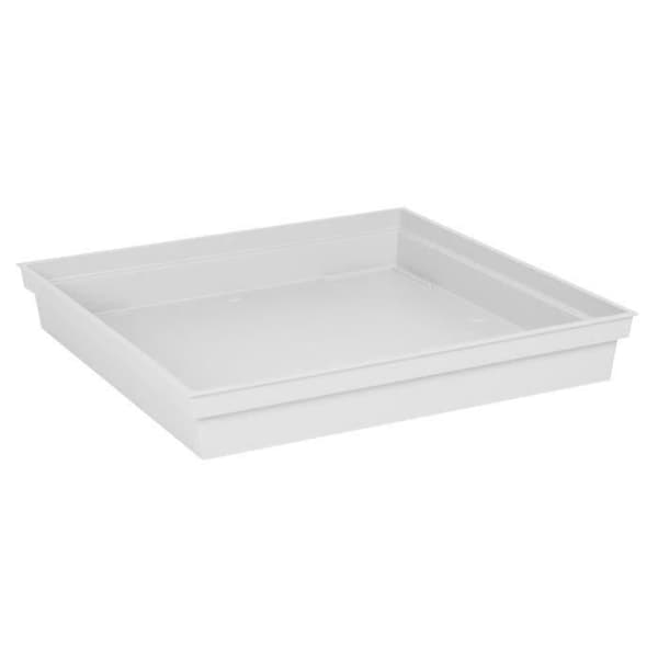 EDA Toscana neliönmuotoinen vati - 40 cm - Valkoinen