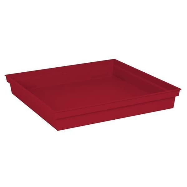 EDA Toscana Fyrkantigt Fat - 40 cm - Rubinröd - Plast