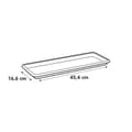 Miniatyrbild 3 av 3: Barcelona Antracit Planterfat 50 cm - ELHO - Barcelona - Plast - Rund - Oborrad