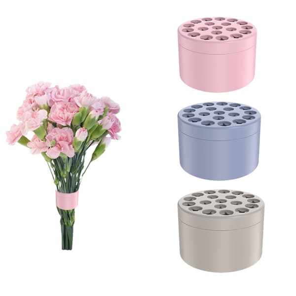 INF Spiral Ikebana Stamhållare: Silikonverktyg för Blomsterarrangemang Blå