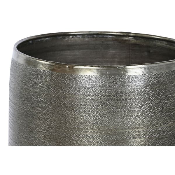 Set med planteringskärl Home ESPRIT Gyllene Silvrig Aluminium 34,5 x 36 x 63 cm