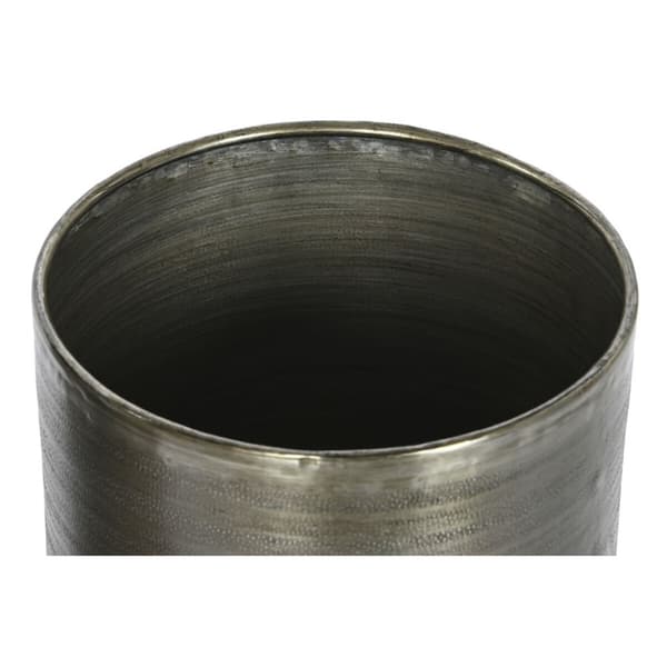 Set med planteringskärl Home ESPRIT Gyllene Silvrig Aluminium 34,5 x 36 x 63 cm