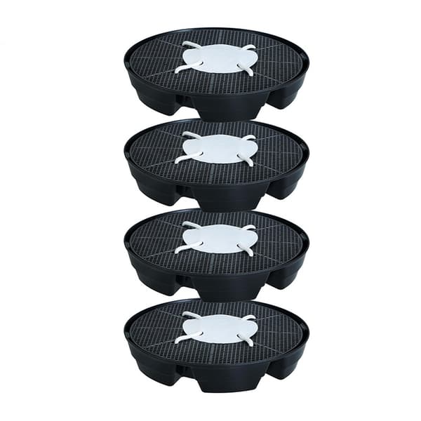 INF Självbevattnande växtbricka set för inomhusväxter (4-pack)