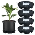 Miniatyrbild 1 av 5: INF Självbevattnande växtbricka set för inomhusväxter (4-pack)