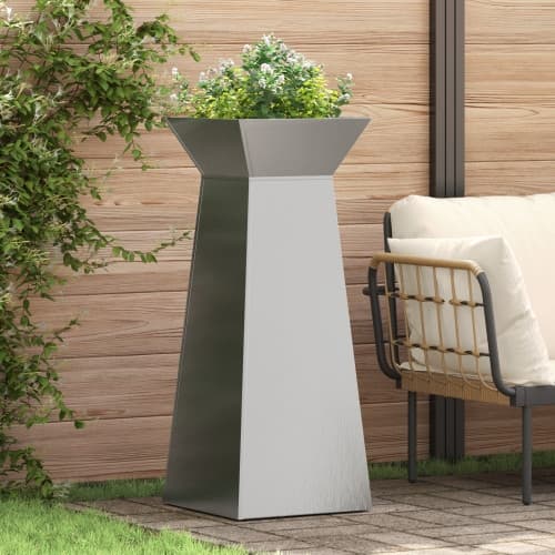 Växtställ Rostfritt Stål 40 x 40 x 101 cm Hållbart Växtställ