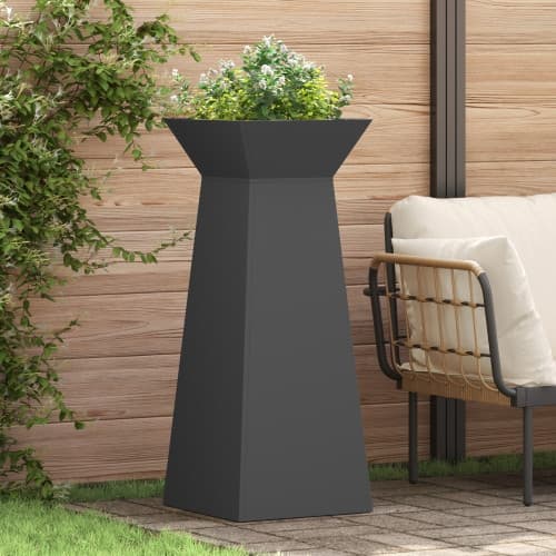 Växtställ Svart Metall 40 x 40 x 101 cm Planterare Växtställ