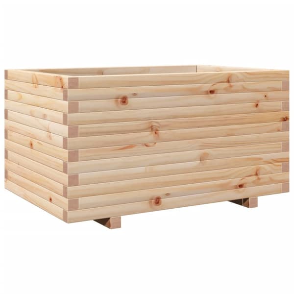 Odlingslåda 90x60x49,5 cm massivt furuträ