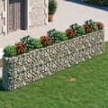 Miniatyrbild 1 av 2: Planteringsgabion galvaniserat järn 470x50x100 cm