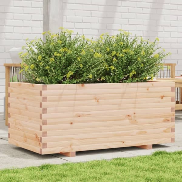 Odlingslåda 110x60x49,5 cm massivt furuträ
