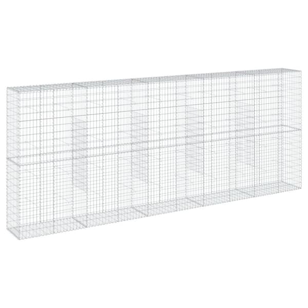 Gabionkorg med skydd 500x50x200 cm galvaniserat järn