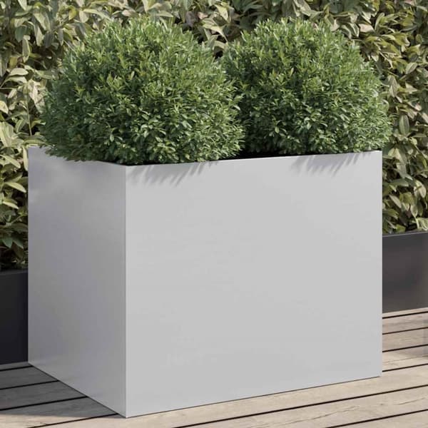 Odlingslåda silver 62x47x46 cm galvaniserat stål