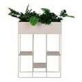 Pikkukuva 2 / 4: Rootz Rabo Steel Planter - Planter - 3 hyllyyksikkö - hiekkapinta - kestävä ja tyylikäs - 25 cm x 60 cm x 80 cm