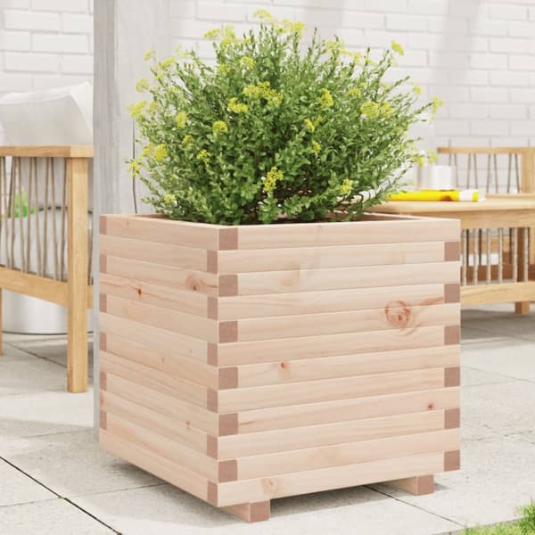 Odlingslåda 50x50x49,5 cm massivt furuträ