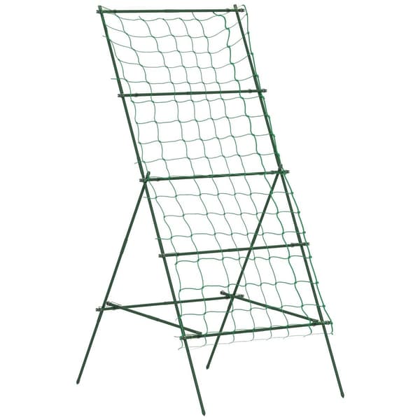Rootz Garden Rose Trellis - Kiipeilykasvien tuki - Rustproof -parkitustuki - Säänkestävä teräs - 101 cm x 133 cm x 227cm