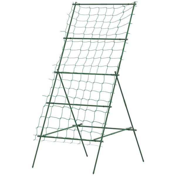 Rootz Garden Rose Trellis - Kiipeilykasvien tuki - Rustproof -parkitustuki - Säänkestävä teräs - 101 cm x 133 cm x 227cm