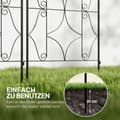 Miniatyrbillede 5 af 10: Rootz Metal Trellis Set - Rose Grille - Klatring Plant Support - Rust -Free - Forbedrer haven æstetik - 50x150 cm, sort